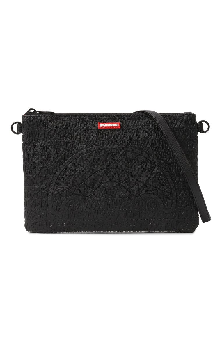Детская клатч SPRAYGROUND черного цвета, арт. 910B6884NSZ | Фото 5 (Материал: Резина, Пластик; Нос: Не проставлено; Материал сплава: Проставлено)
