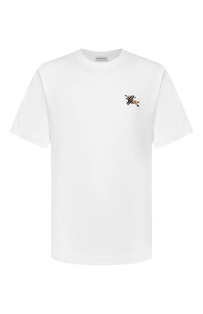 Мужская хлопковая футболка BURBERRY, арт. 8127950