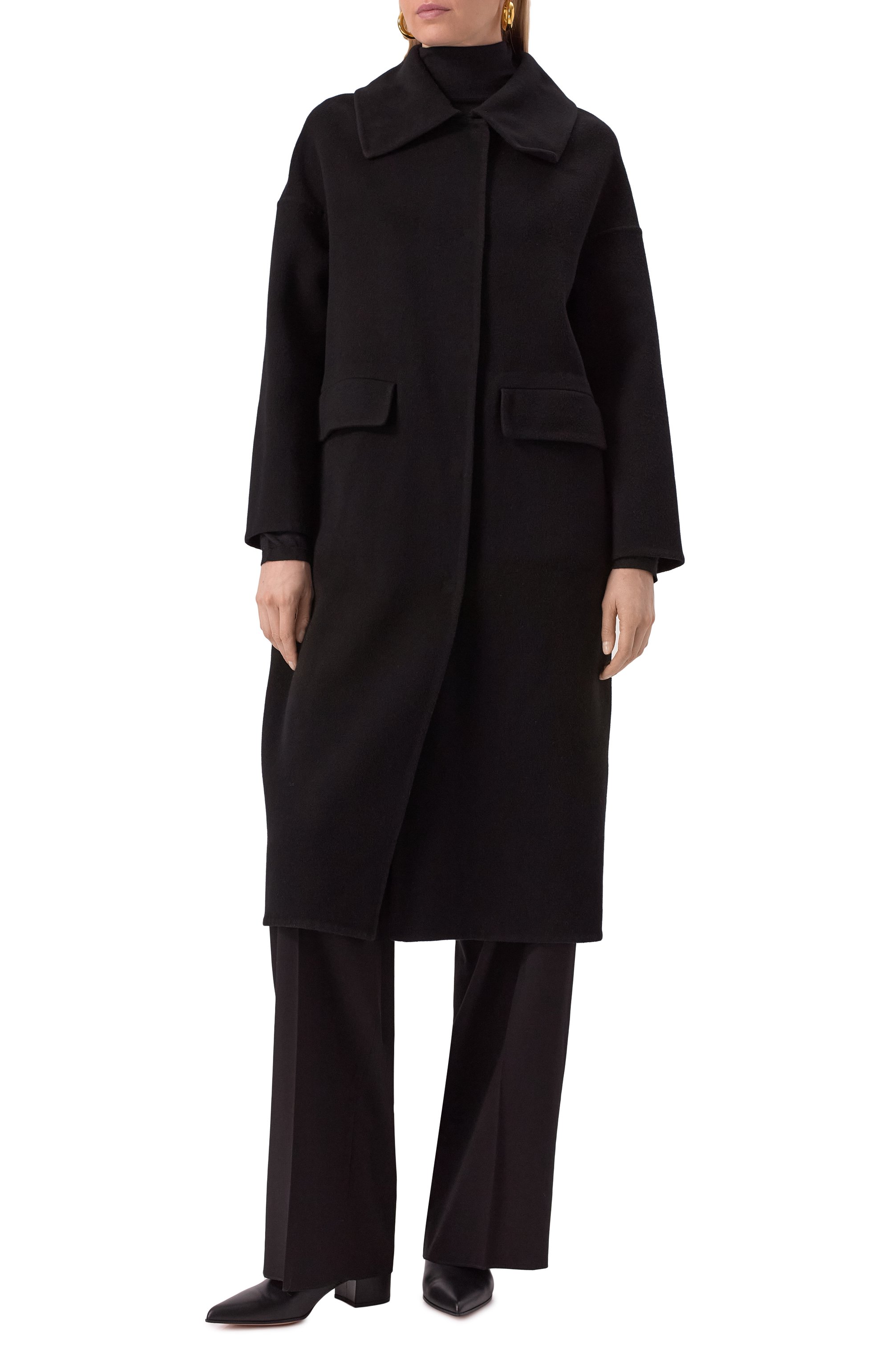 Пальто из шерсти и кашемира с отделкой из шиншиллы MVST, арт. FTBPL-X0650-3SB-CH/LP1432, фото 7