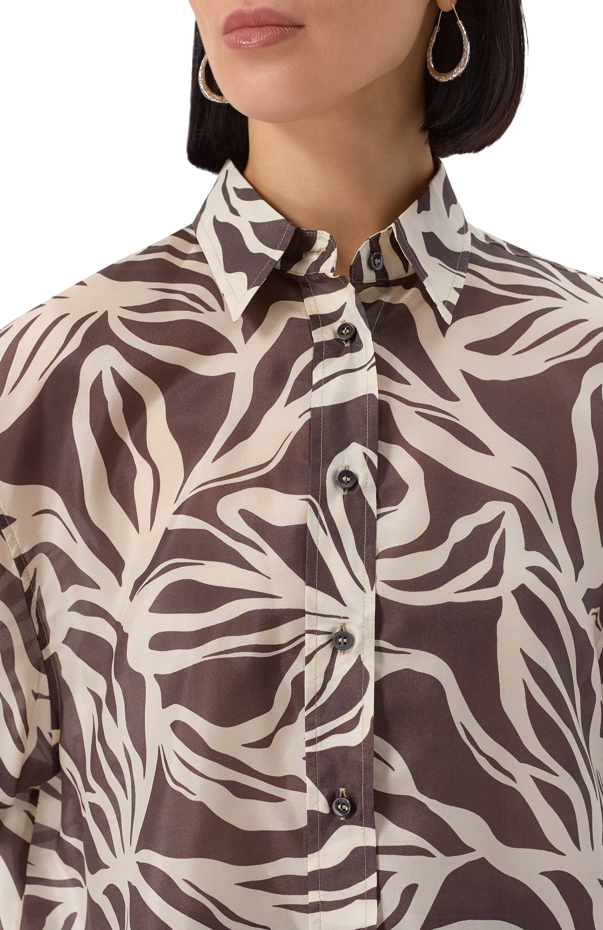 Шелковая рубашка BRUNELLO CUCINELLI, арт. MP941RL716, фото 5