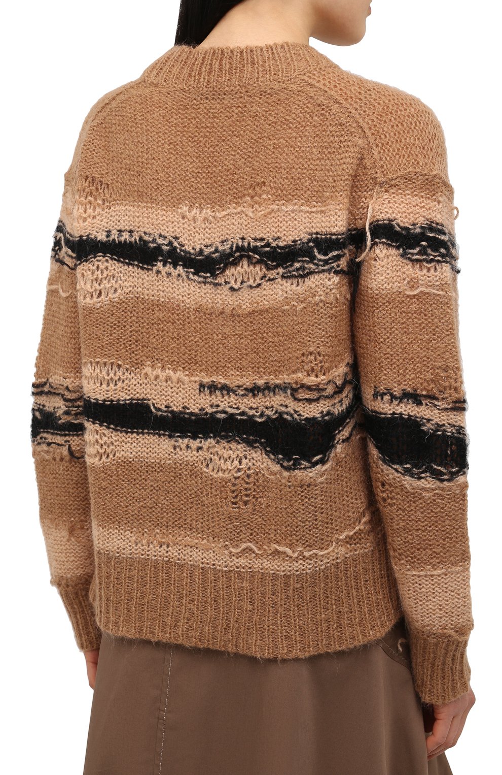 Свитер ACNE STUDIOS коричневого цвета по цене 43500 руб., арт. A60242, фото 4 Свитер ACNE STUDIOS, арт. A60242, фото 4