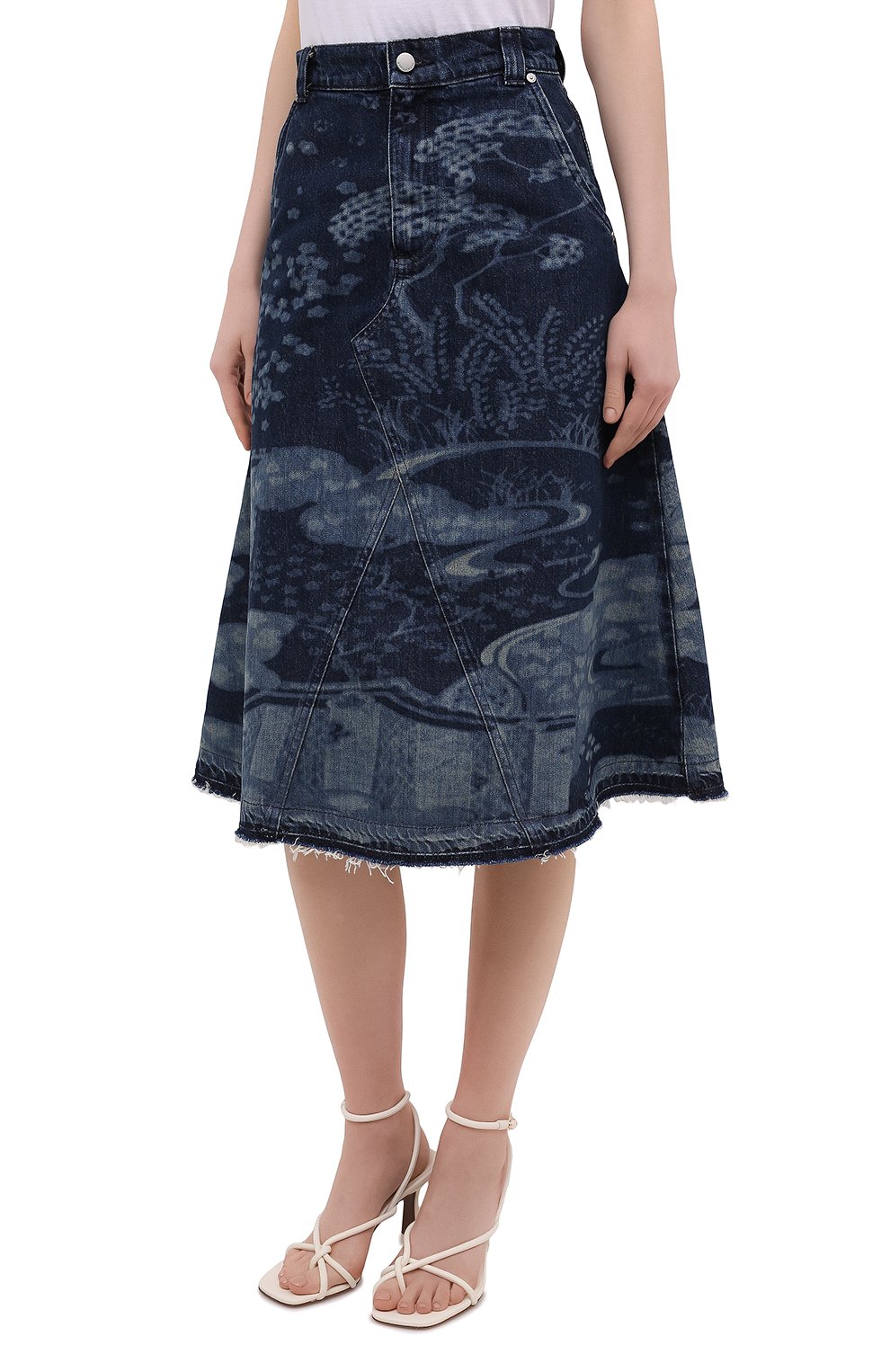 Джинсовая юбка REDVALENTINO, арт. VR3DD03S/5P0, фото 3