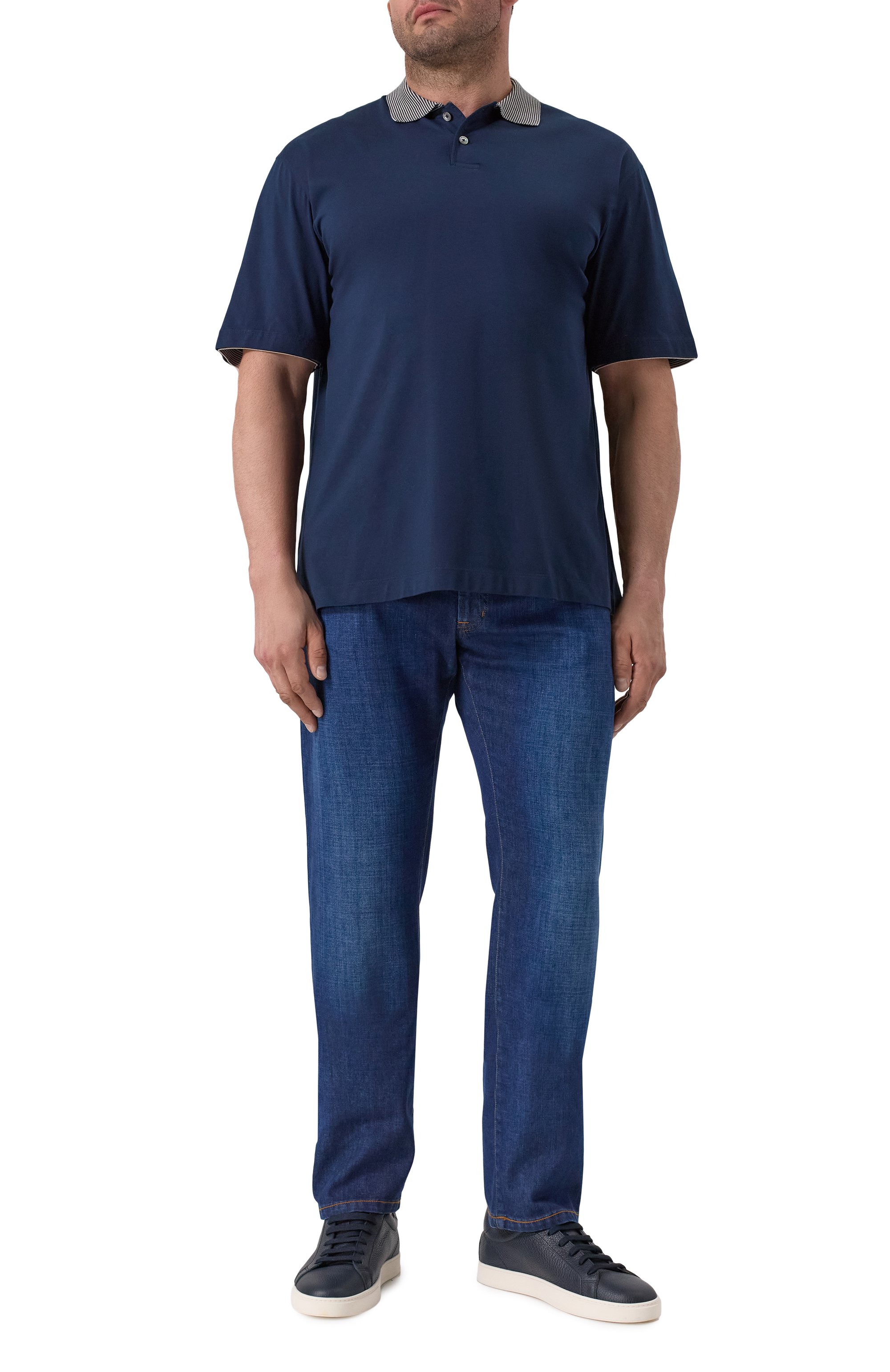 Хлопковое поло CORTIGIANI, арт. 2AJ611, фото 2