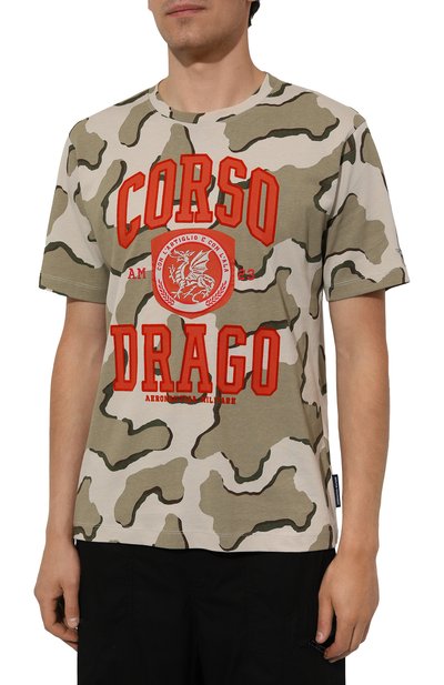 Хлопковая футболка AERONAUTICA MILITARE, арт. 242TS2304J614, фото 3