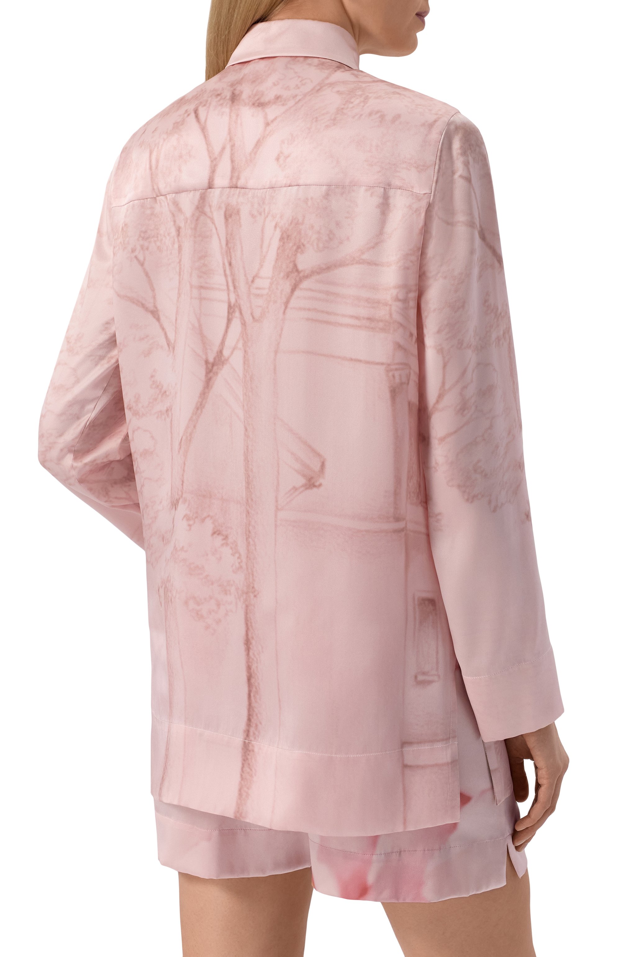 Атласная рубашка KITON, арт. D58460K0926E10, фото 4