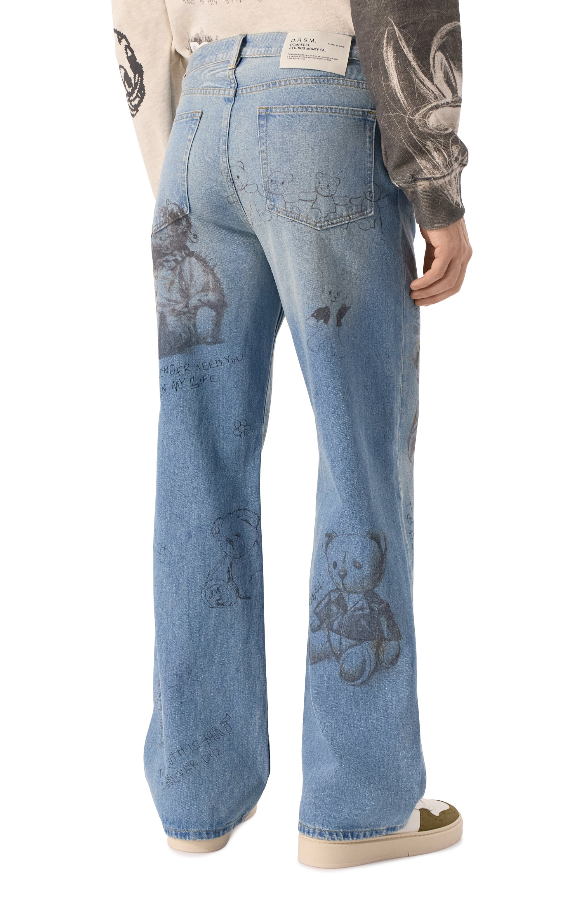 Джинсы DOMREBEL, арт. STUFFY/B00TCUT JEANS, фото 4