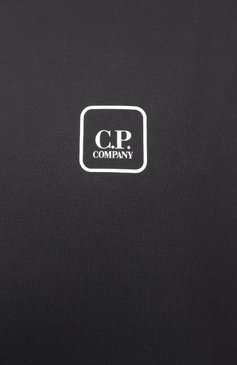 Мужская хлопковая футболка C.P. COMPANY черного цвета, арт. 18CLTS049A006370W | Фото 6 (Длина (для топов): Стандартные; Драгоценные камни: Проставлено; Материал внешний: Хлопок; Рукава: Короткие; Материал сплава: Проставлено; Принт: С принтом; Стили: Кэжуэл; Кросс-КТ: Джерси; Мужское Кросс-КТ: Футболка-одежда)