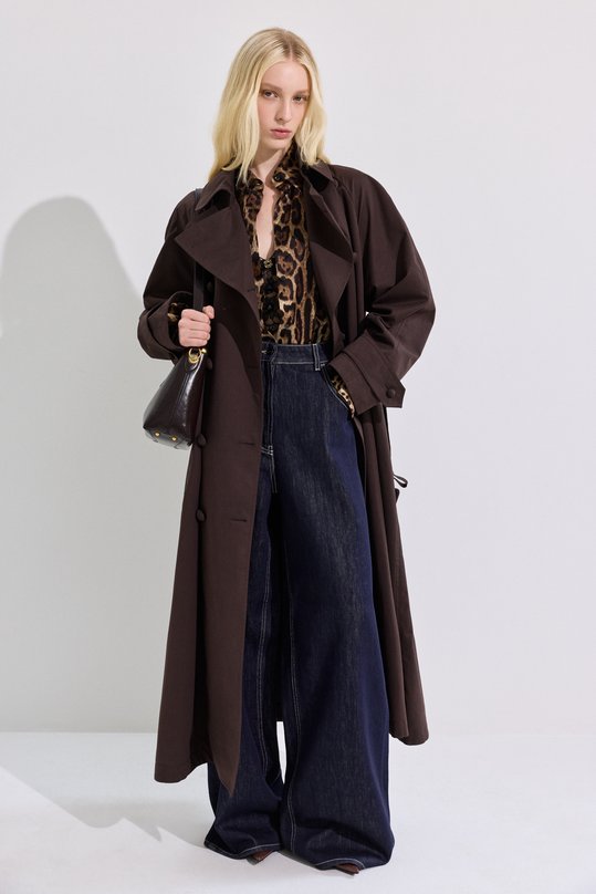 Тренч Dolce & Gabbana F0W7MT/FUS4B Коричневый  F0W7MT/FUS4B Фото 7