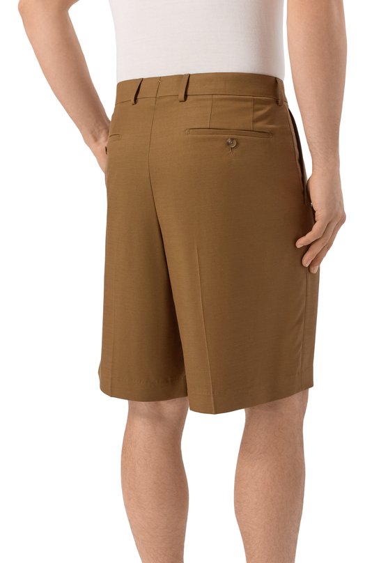 Шорты из вискозы и лиоцелла 12 STOREEZ 137150 Коричневый  137150 Фото 4