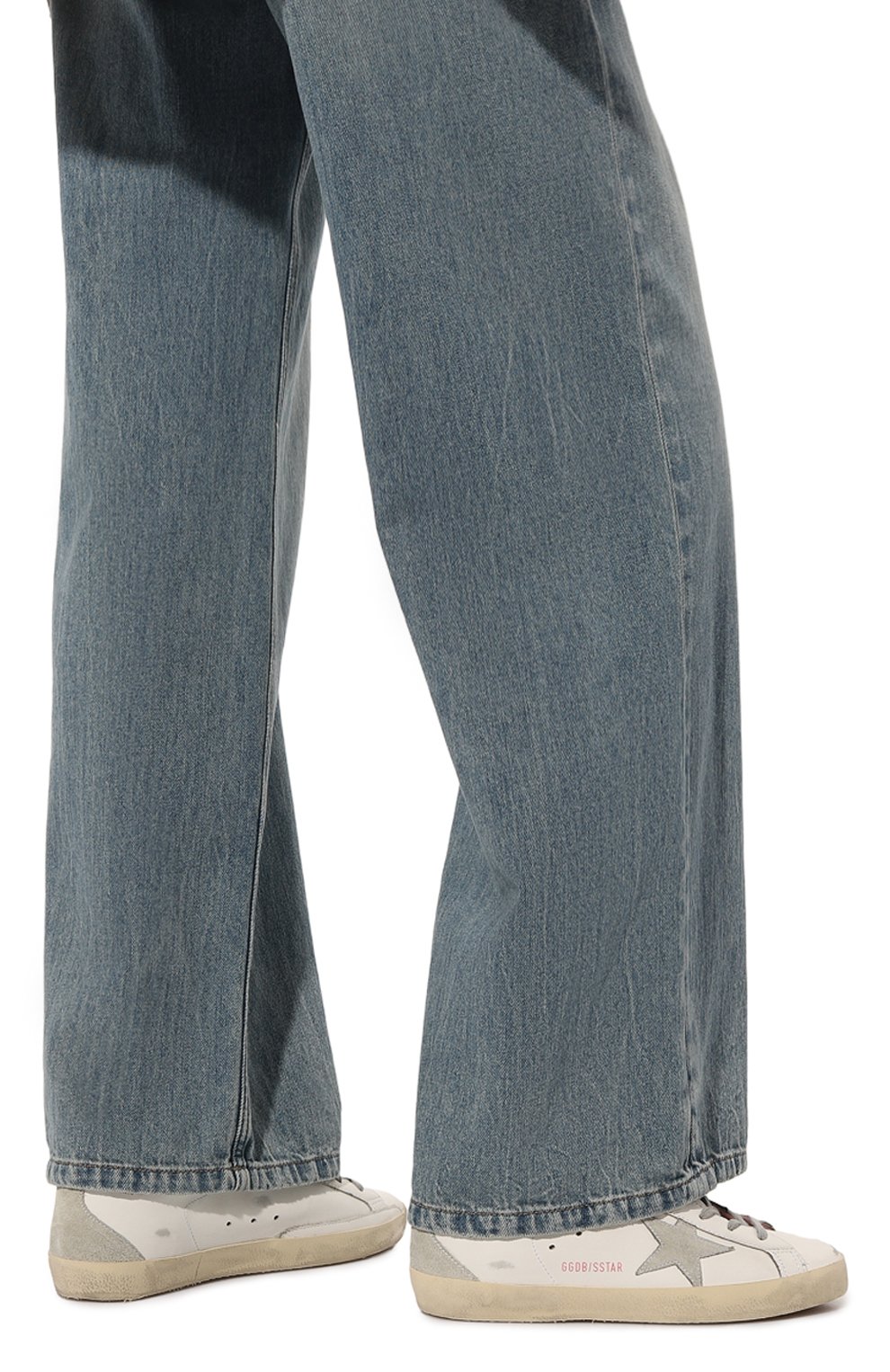 Кожаные кеды superstar GOLDEN GOOSE DELUXE BRAND, арт. GWF00102.F, фото 3