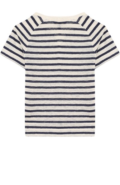 Льняная футболка в полоску LORO PIANA, арт. FAI1461, фото 2