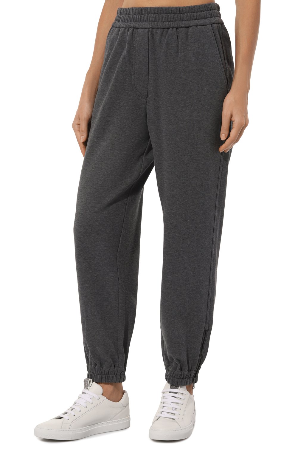 Хлопковые джоггеры BRUNELLO CUCINELLI, арт. MN05NHS899, фото 3