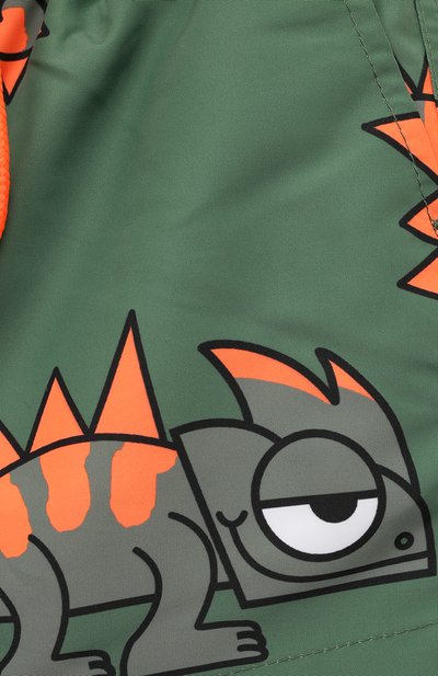 Плавки-шорты STELLA MCCARTNEY зеленого цвета по цене 9950 руб., арт. TSCP19, фото 3 Плавки-шорты STELLA MCCARTNEY, арт. TSCP19, фото 3