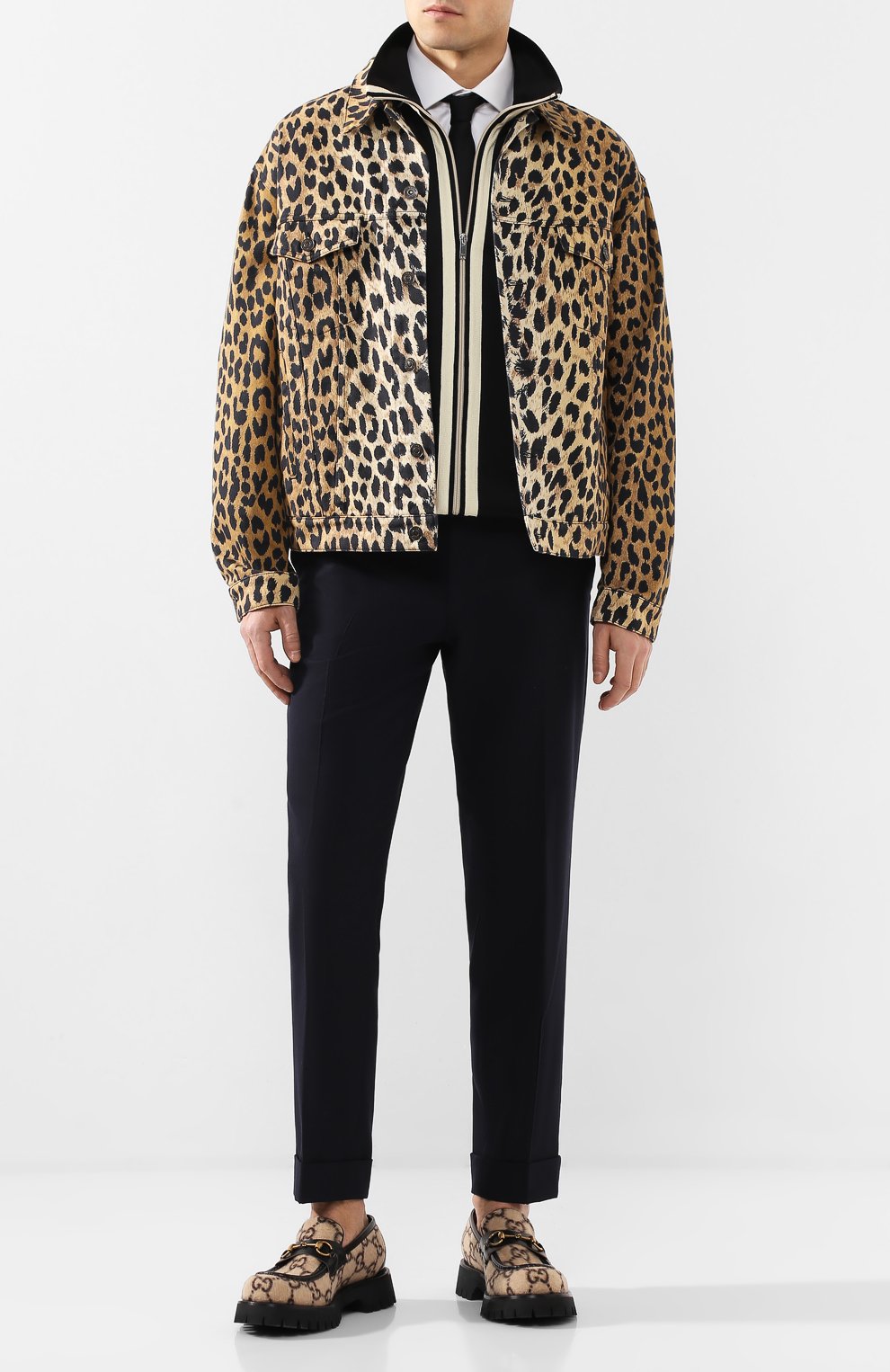 Текстильные лоферы horsebit GUCCI бежевого цвета по цене 67800 руб., арт. 598312/G38C0, фото 2 Текстильные лоферы horsebit GUCCI, арт. 598312/G38C0, фото 2