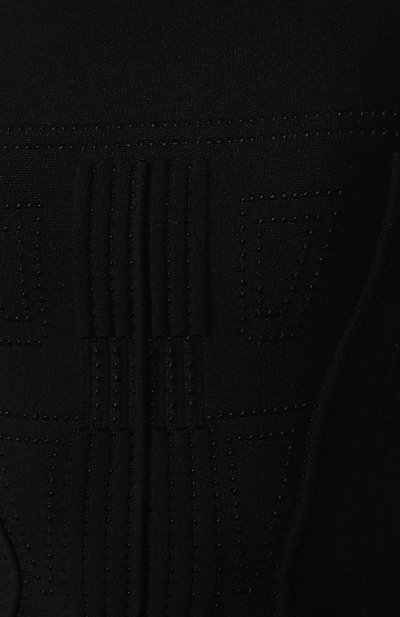 Приталенный топ ALEXANDER MCQUEEN черного цвета по цене 167000 руб., арт. 571649/Q1WVP, фото 5 Приталенный топ ALEXANDER MCQUEEN, арт. 571649/Q1WVP, фото 5