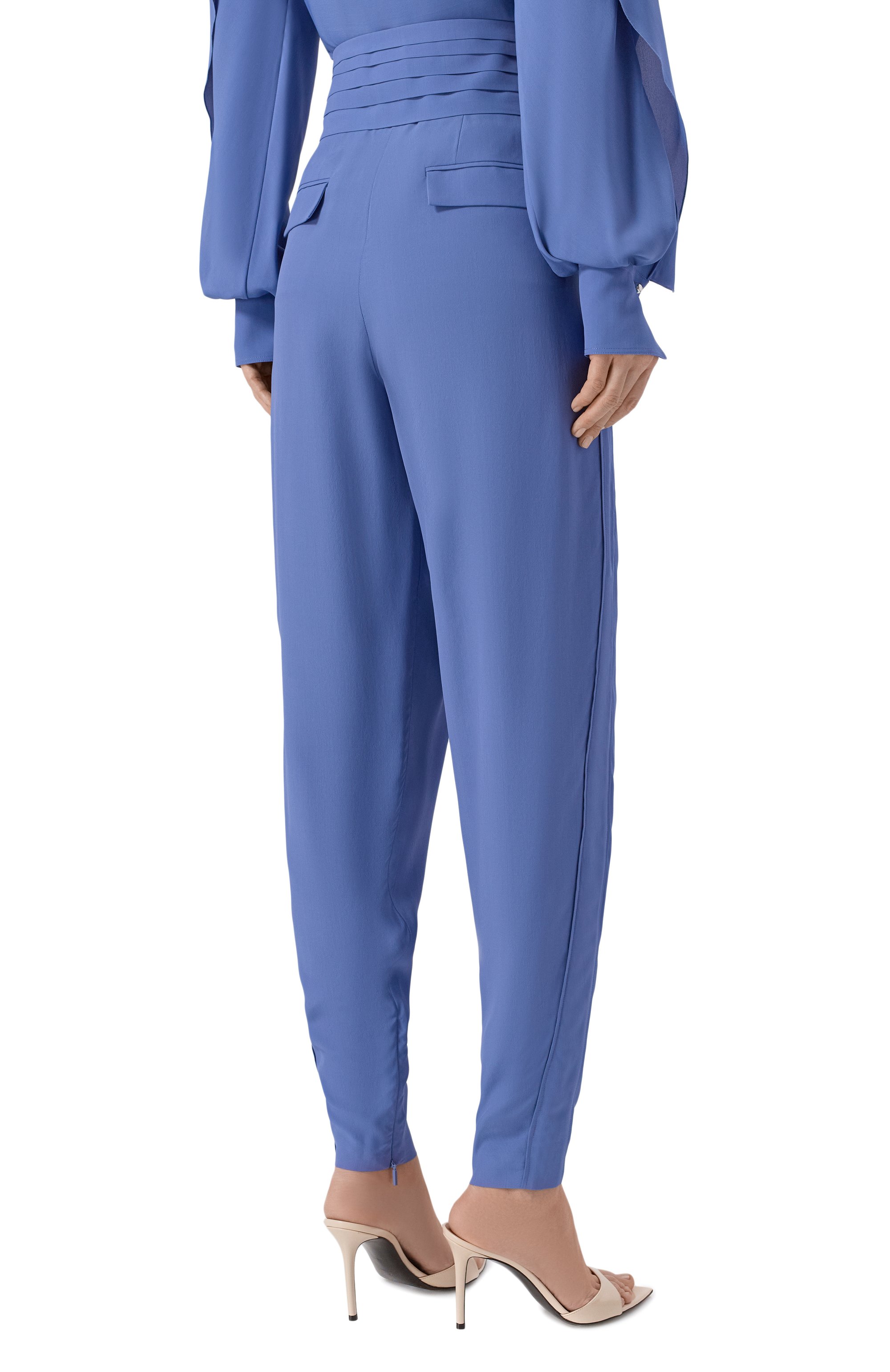 Брюки из вискозы и шелка LANVIN, арт. RW-TR0025-6253-P26, фото 4