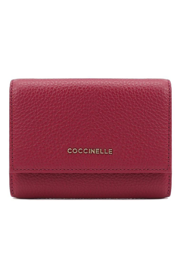 Женские кожаный кошелек COCCINELLE фиолетового цвета, арт. E2 GW5 11 10 01 | Фото 1 (Кросс-КТ: другое; Материал: Натуральная кожа; Нос: Не проставлено)