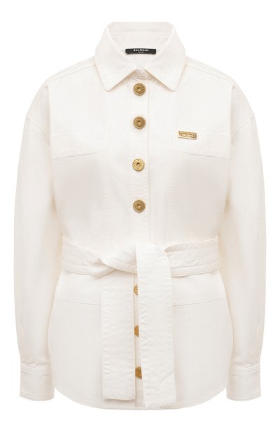 Женская джинсовая рубашка BALMAIN, арт. AF0HC050DB69