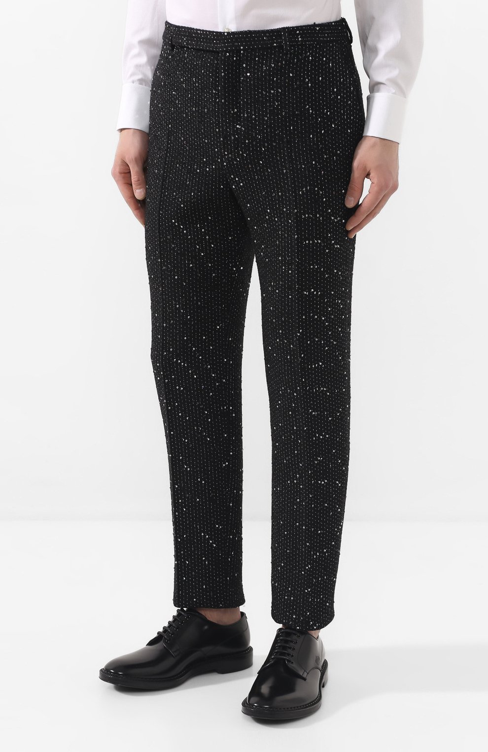 Брюки с пайетками SAINT LAURENT, арт. 603193/Y1A03, фото 3