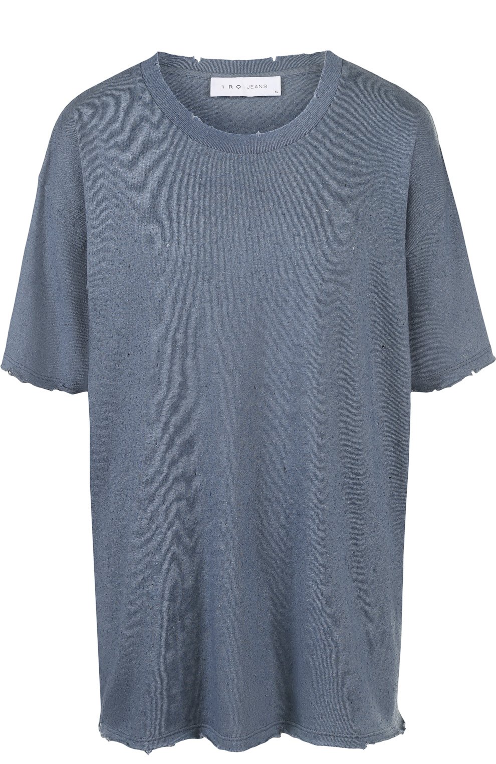 Футболка свободного кроя из смеси хлопка и шелка IRO, арт. 18SWP19AKALVA, фото 1
