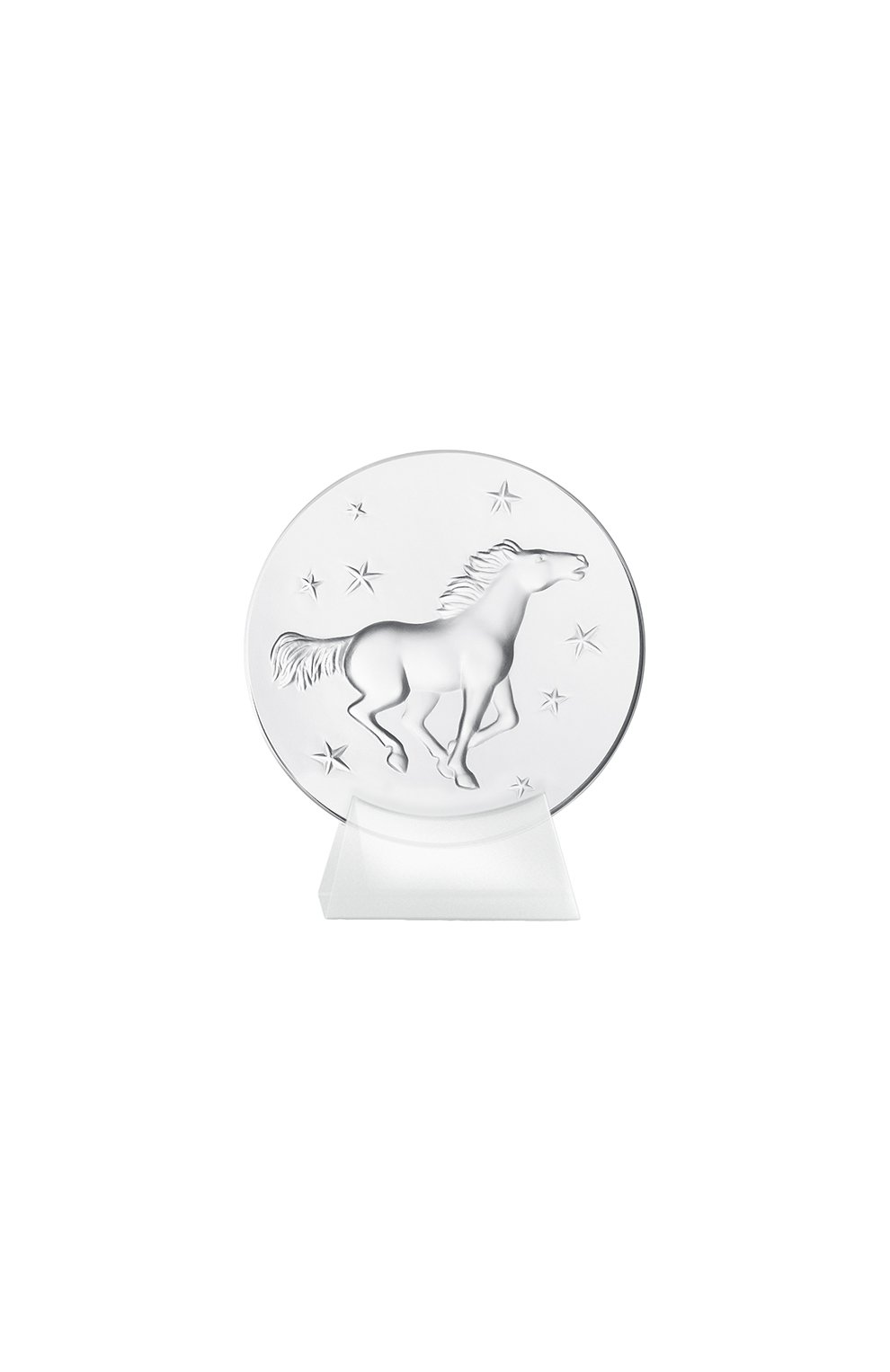 Пресс-папье kazak horse LALIQUE прозрачного цвета по цене 19350 руб., арт. 10330300, фото 1 Пресс-папье kazak horse LALIQUE, арт. 10330300, фото 1
