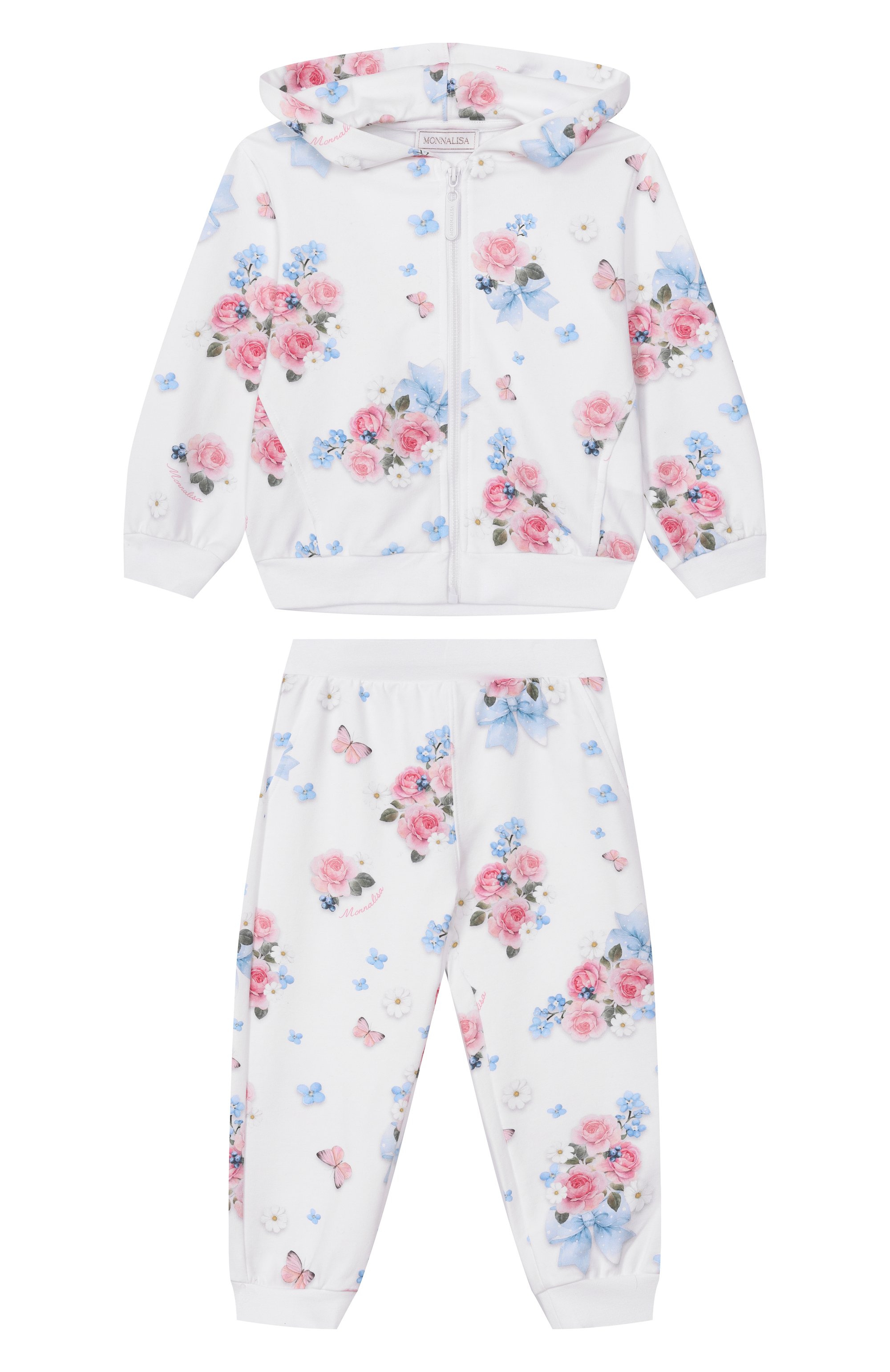 Комплект из толстовки и брюк MONNALISA, арт. 39G500NP, фото 1