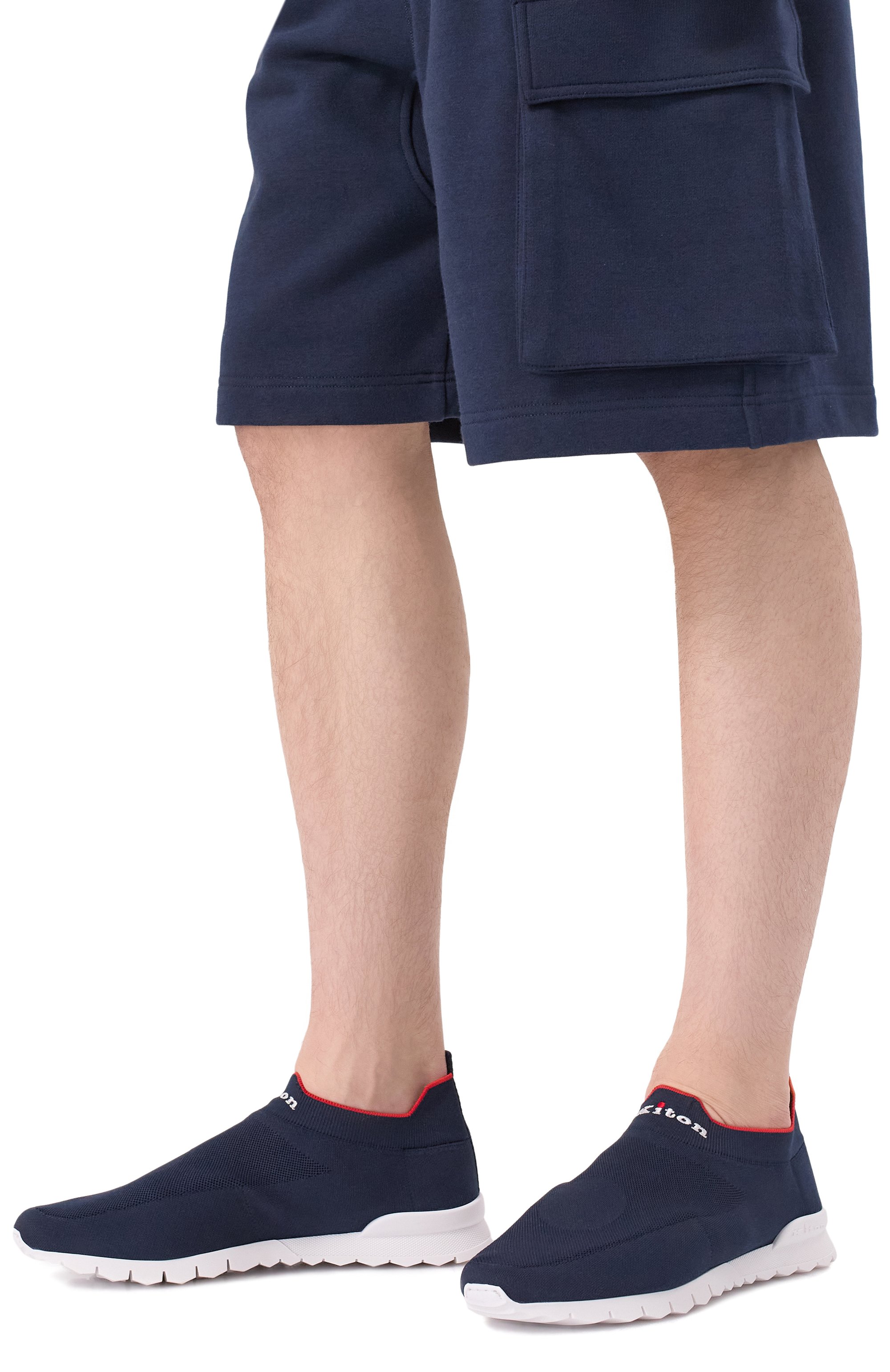 Текстильные кроссовки KITON, арт. USSA089N0104502, фото 3