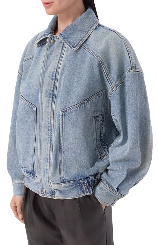 Джинсовая куртка Saint Laurent 861642/Y35AQ Голубой  861642/Y35AQ Фото 3