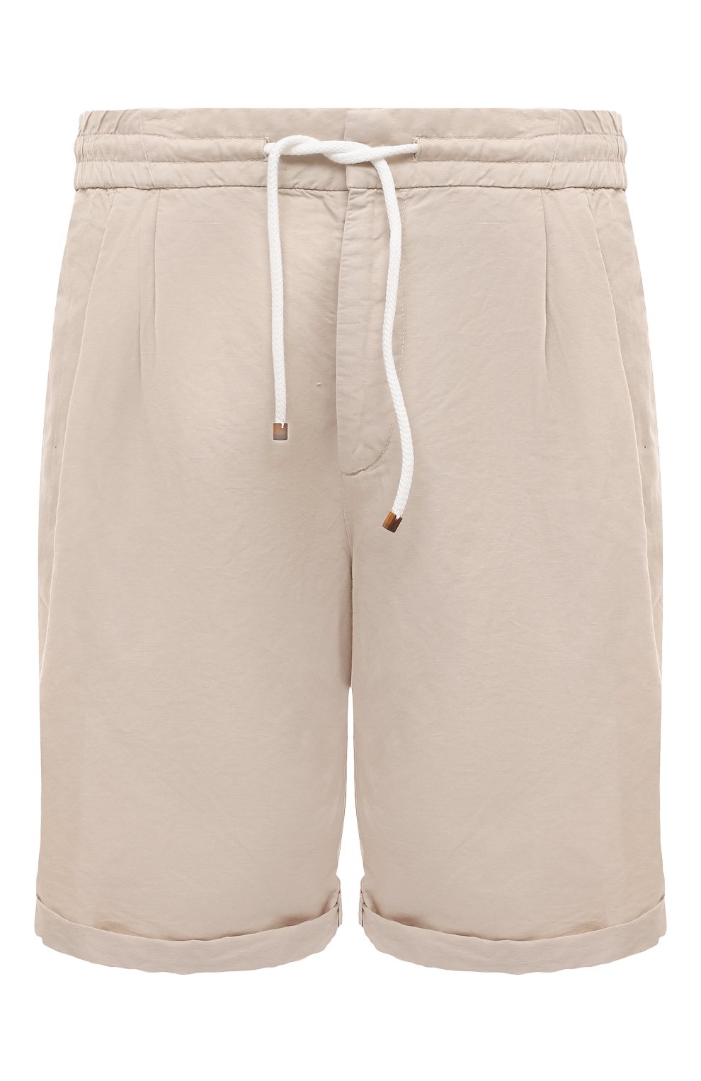 Шорты изо льна и хлопка BRUNELLO CUCINELLI, арт. M291DU0020, фото 1