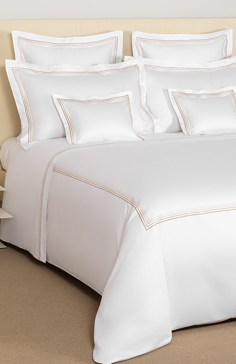 Наволочка cruise FRETTE бежевого цвета по цене 21000 руб., арт. F07092 E0700 065B, фото 4 Наволочка cruise FRETTE, арт. F07092 E0700 065B, фото 4