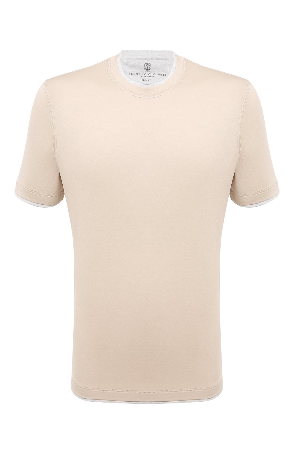 Хлопковая футболка BRUNELLO CUCINELLI, арт. M0T617427, фото 1