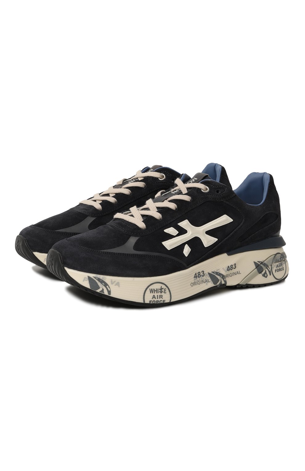 Замшевые кроссовки moe run PREMIATA, арт. M0ERUN/VAR 6449, фото 1