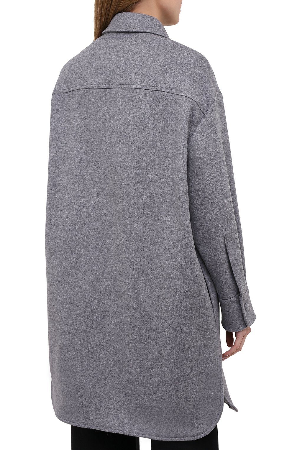 Шерстяное пальто STELLA MCCARTNEY серого цвета по цене 179000 руб., арт. 601217/SPB11, фото 4 Шерстяное пальто STELLA MCCARTNEY, арт. 601217/SPB11, фото 4