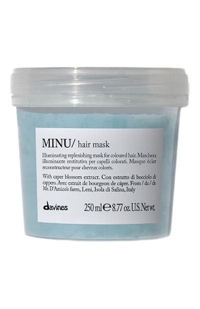Женская восстанавливающая маска для окрашенных волос minu (250ml) DAVINES, арт. 75613