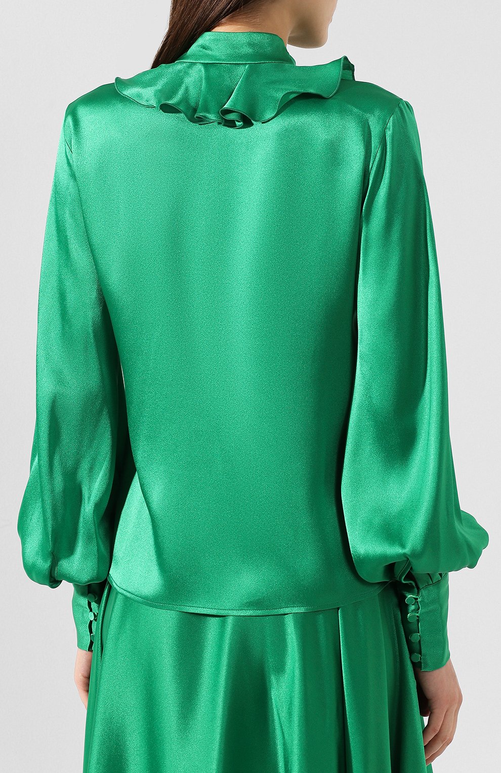 Атласная блузка MSGM, арт. 2743MDE01 195704, фото 4