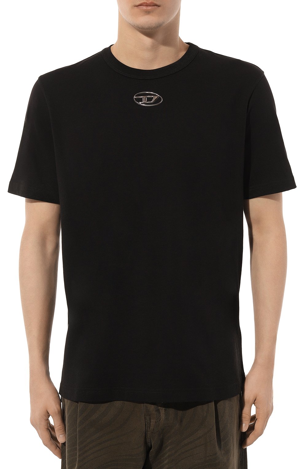 Хлопковая футболка DIESEL, арт. A09864/0HERS, фото 3
