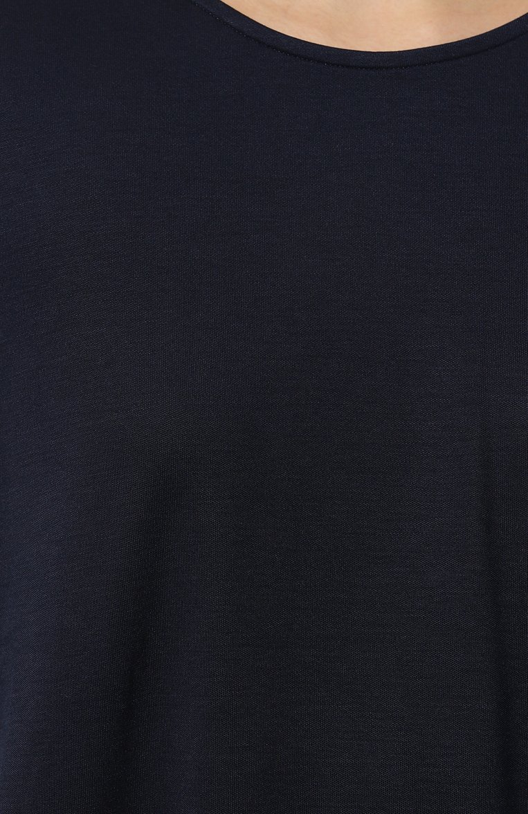 Женская пижама HANRO синего цвета, арт. 077965 | Фото 7 (Материал сплава: Проставлено; Нос: Не проставлено; Материал внешний: Лиоцелл, Растительное волокно)