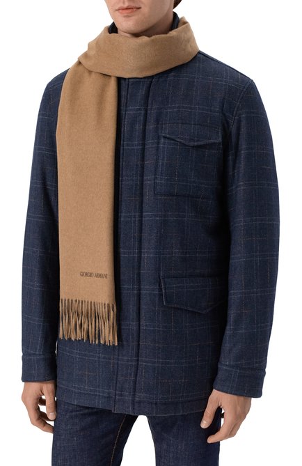 Мужской кашемировый шарф GIORGIO ARMANI, арт. GM001840/AF18586