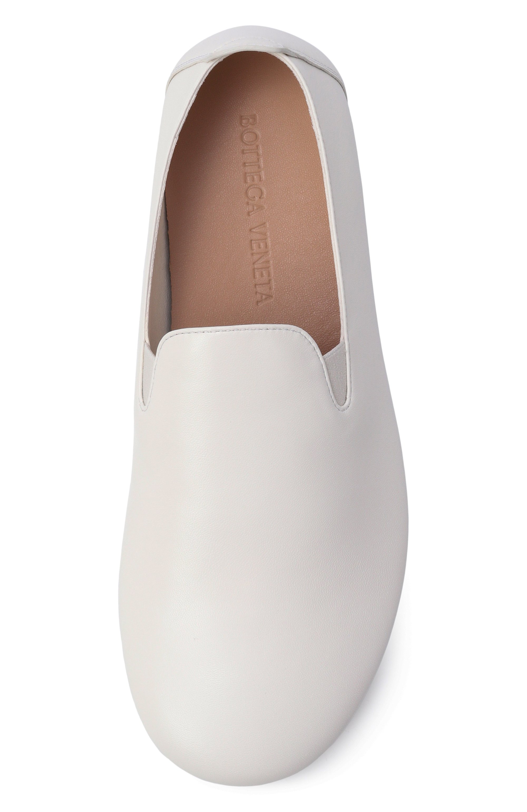 Кожаные лоферы rocco BOTTEGA VENETA белого цвета по цене 117500 руб., арт. 867837/VBSD0, фото 6 Кожаные лоферы rocco BOTTEGA VENETA, арт. 867837/VBSD0, фото 6