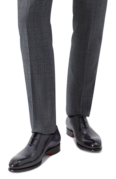 Кожаные оксфорды carter SANTONI, арт. MCCG16229MC1HFUL, фото 3