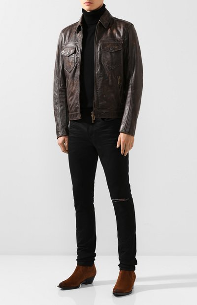 Замшевые казаки lukas SAINT LAURENT, арт. 579509/BT300, фото 2