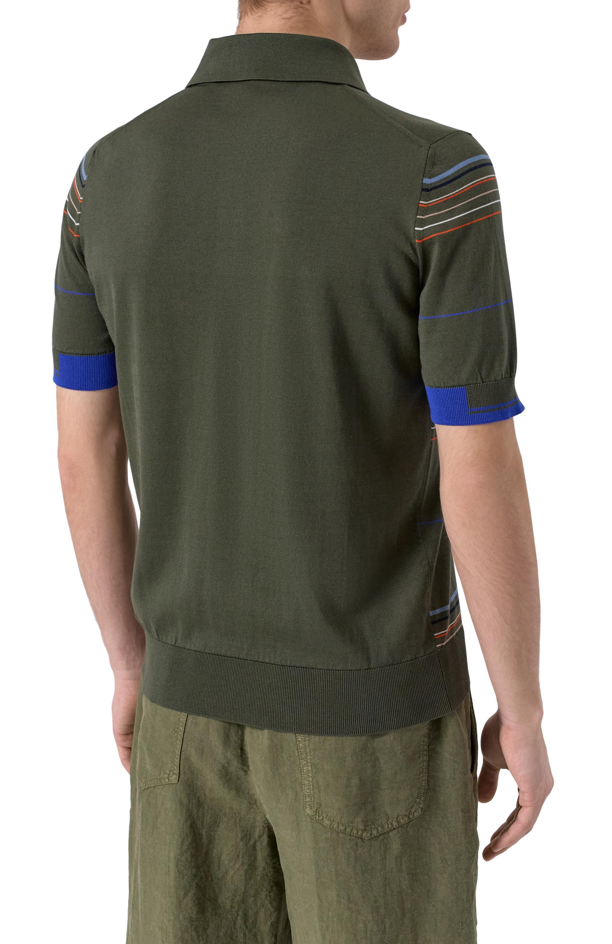 Поло из хлопка и шелка ZILLI, арт. KBP002M0142VMUL00/64, фото 4