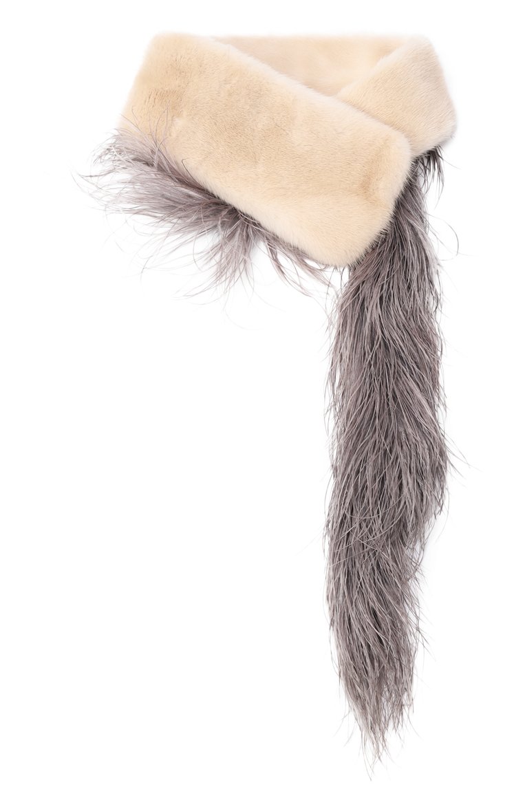 Меховой воротник из норки PRADA, арт. 167329-1NM1-F0UMN, фото 1