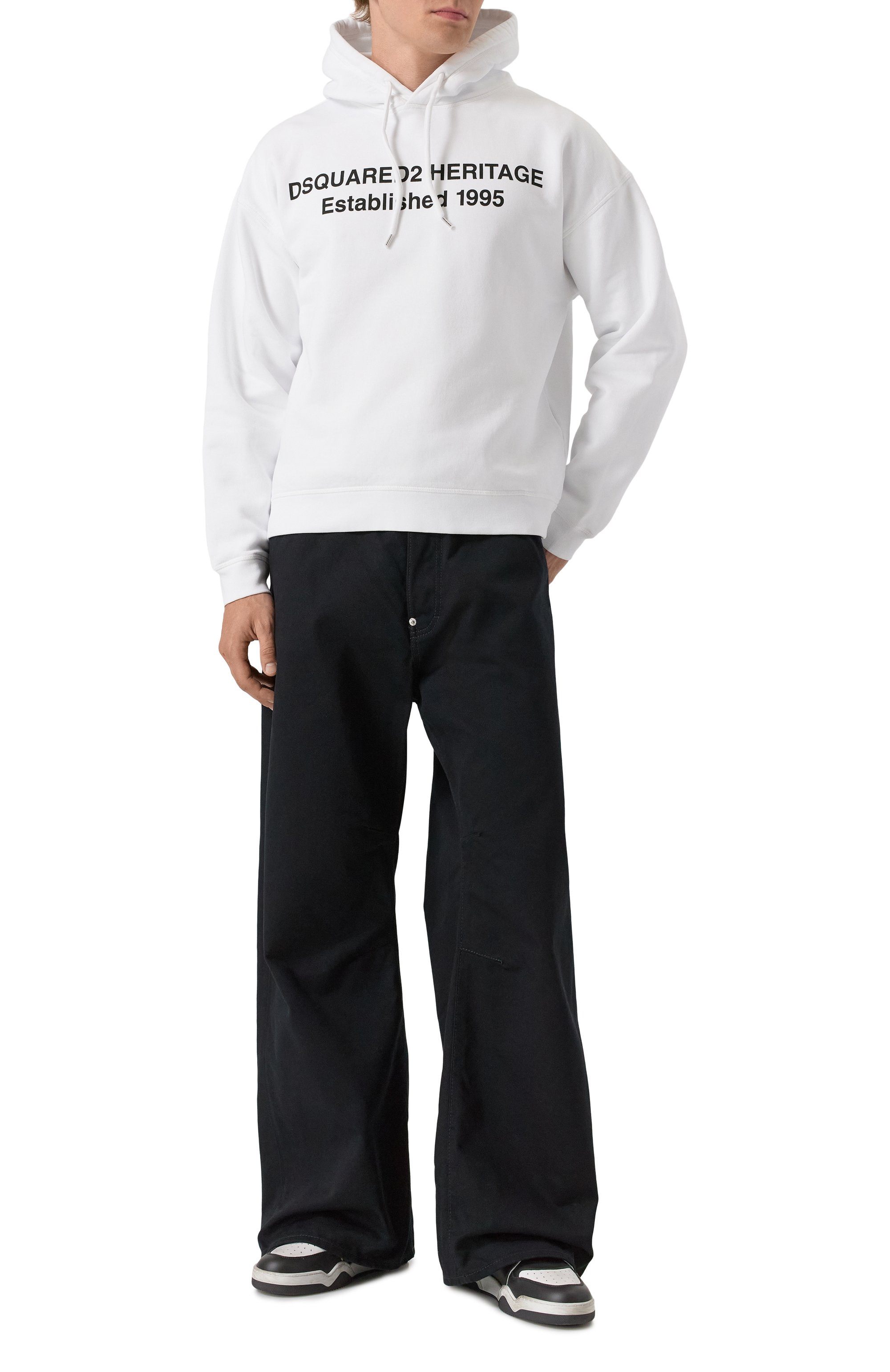 Хлопковое худи DSQUARED2, арт. S74GU0897/S25516, фото 2