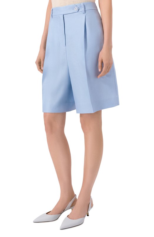 Льняные шорты MVST M26.2PW.T900/T30 Голубой  M26.2PW.T900/T30 Фото 3