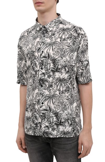 Рубашка из вискозы SAINT LAURENT, арт. 601070/Y2C23, фото 3