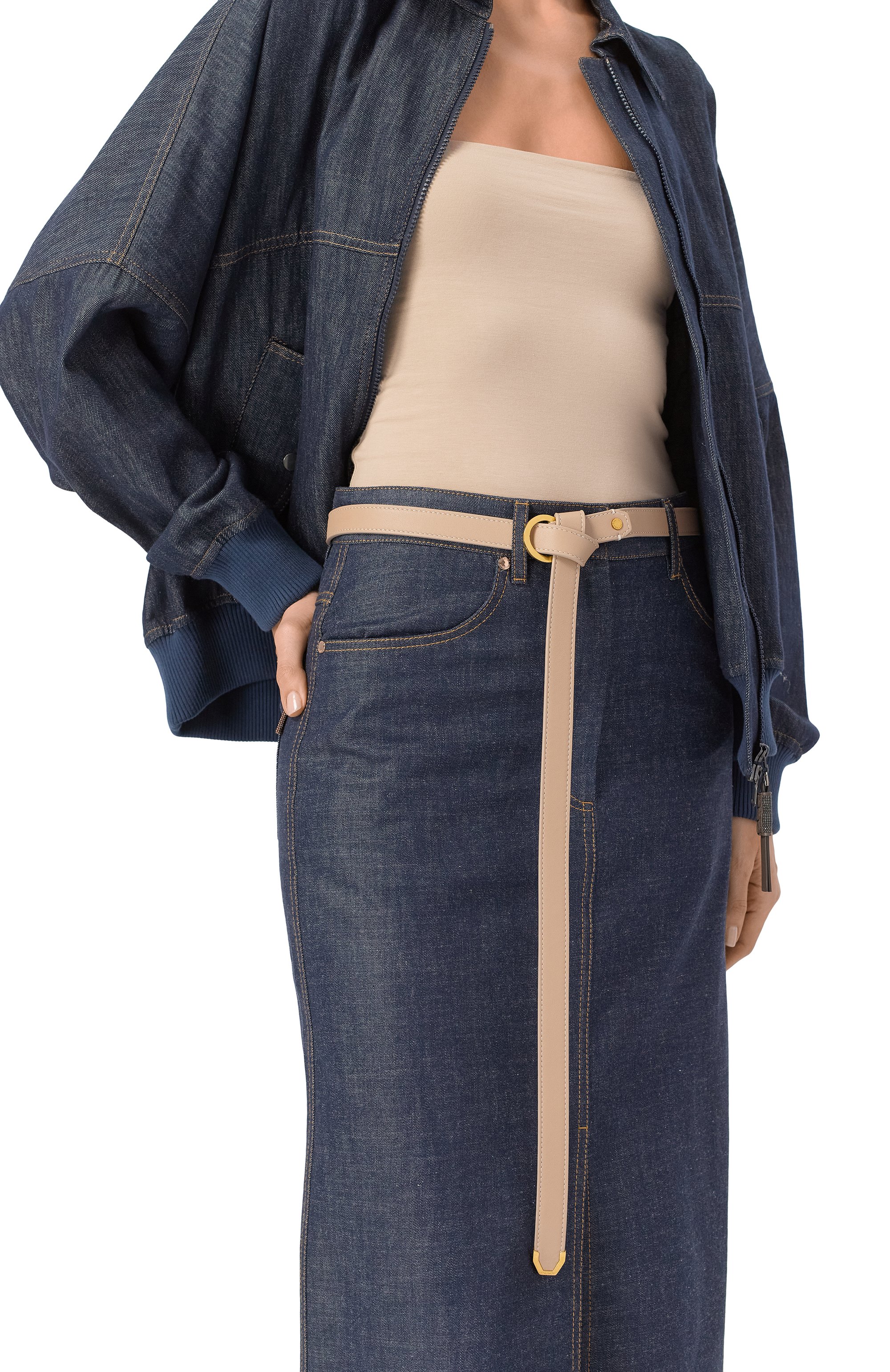 Кожаный ремень AGNONA, арт. L60702/L8157, фото 2