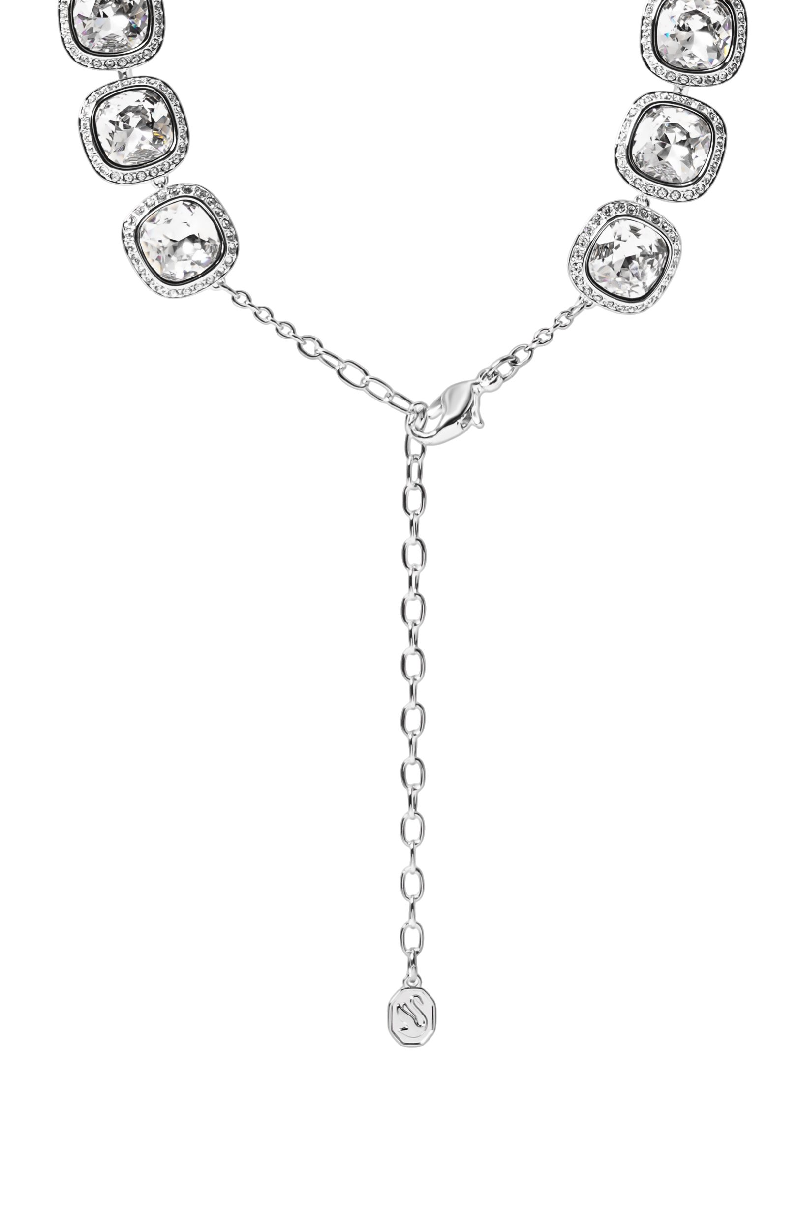 Колье una SWAROVSKI серебряного цвета по цене 46200 руб., арт. 5751326, фото 4 Колье una SWAROVSKI, арт. 5751326, фото 4
