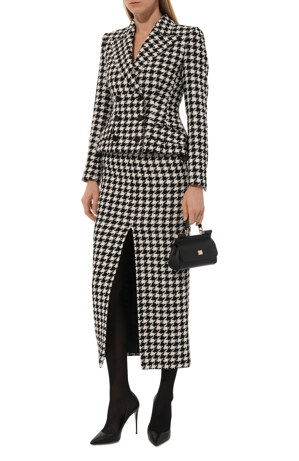 Жакет из шерсти и хлопка DOLCE & GABBANA, арт. F29ZJT/FQ3F0, фото 2