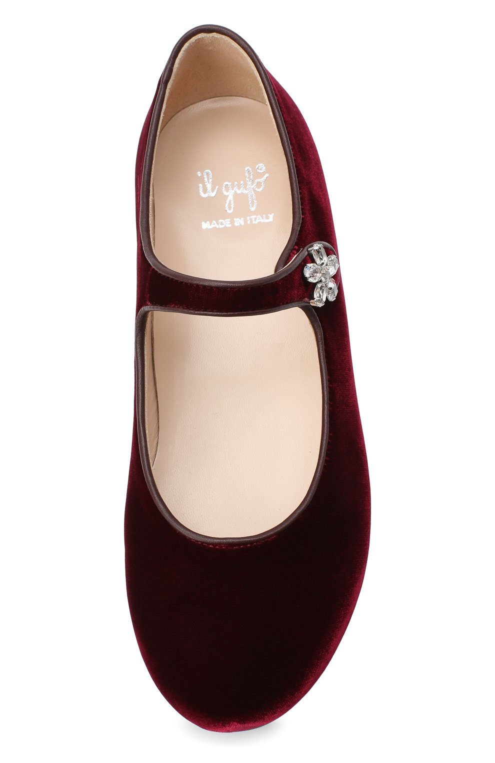 Бархатные балетки IL GUFO, арт. G285/VELLUT0 ACC0PP/35-42, фото 4